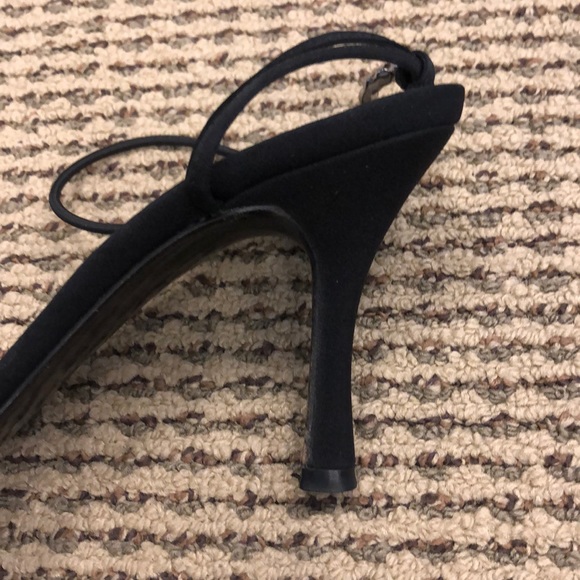 Stuart Weitzman black rhinestone heels. Size 7.5 - Picture 3 of 8
